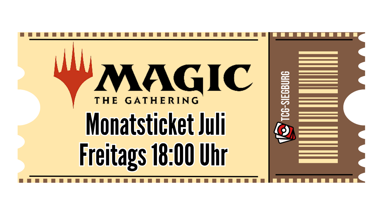 Magic Friday Night – Monatsticket Juli